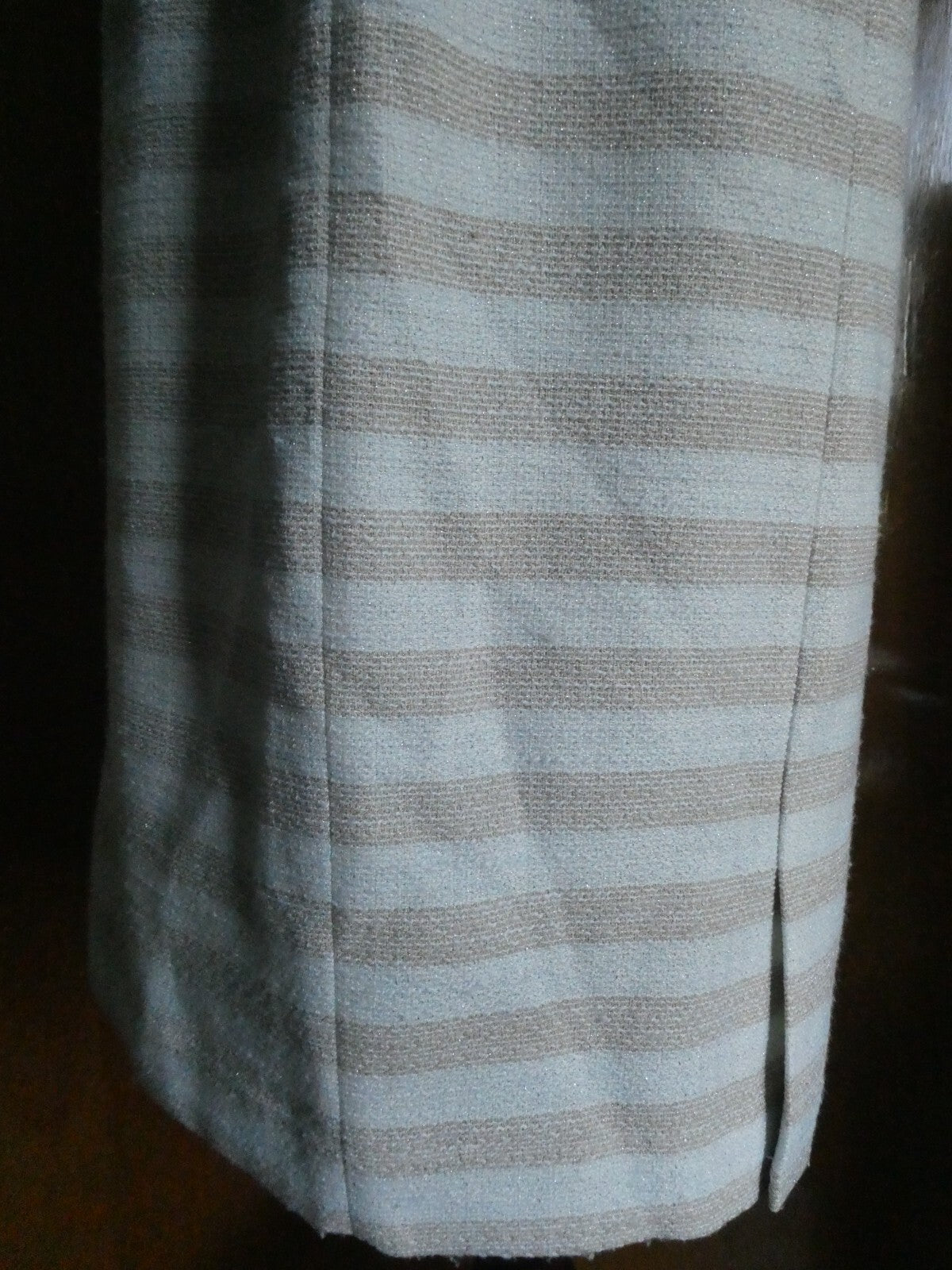 Kay Unger beige women's stylish lined skirt size 14