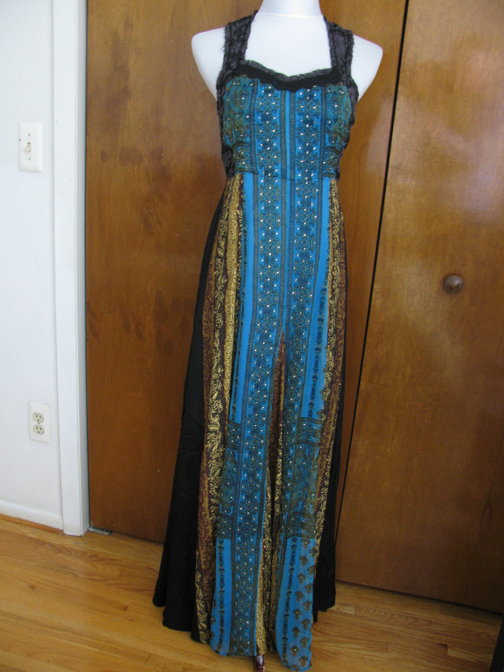 Free People women’s ocean soft rayon lined maxi new dress
