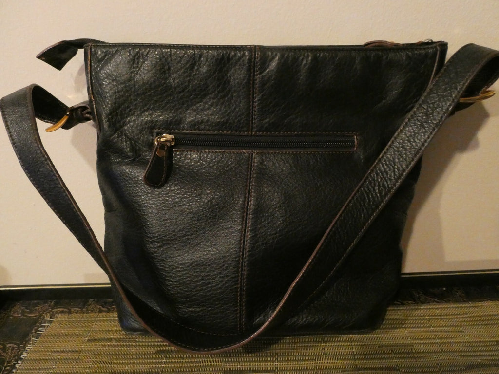 Etienne Aigner Women's Genuine Leather Hobo Handbag Purse