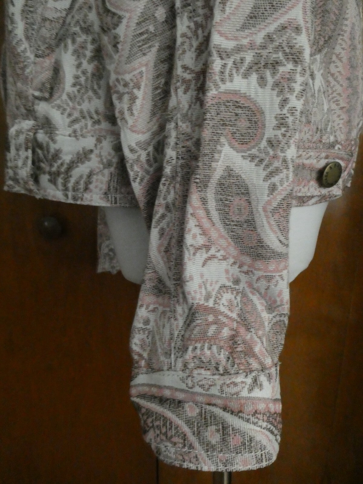 Fashion Born Again Women's Multicolor Detailed Blazer Size Large