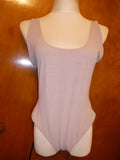 Lululemon women’s lilac low scoop back bodysuit adjustable straps Xlarge