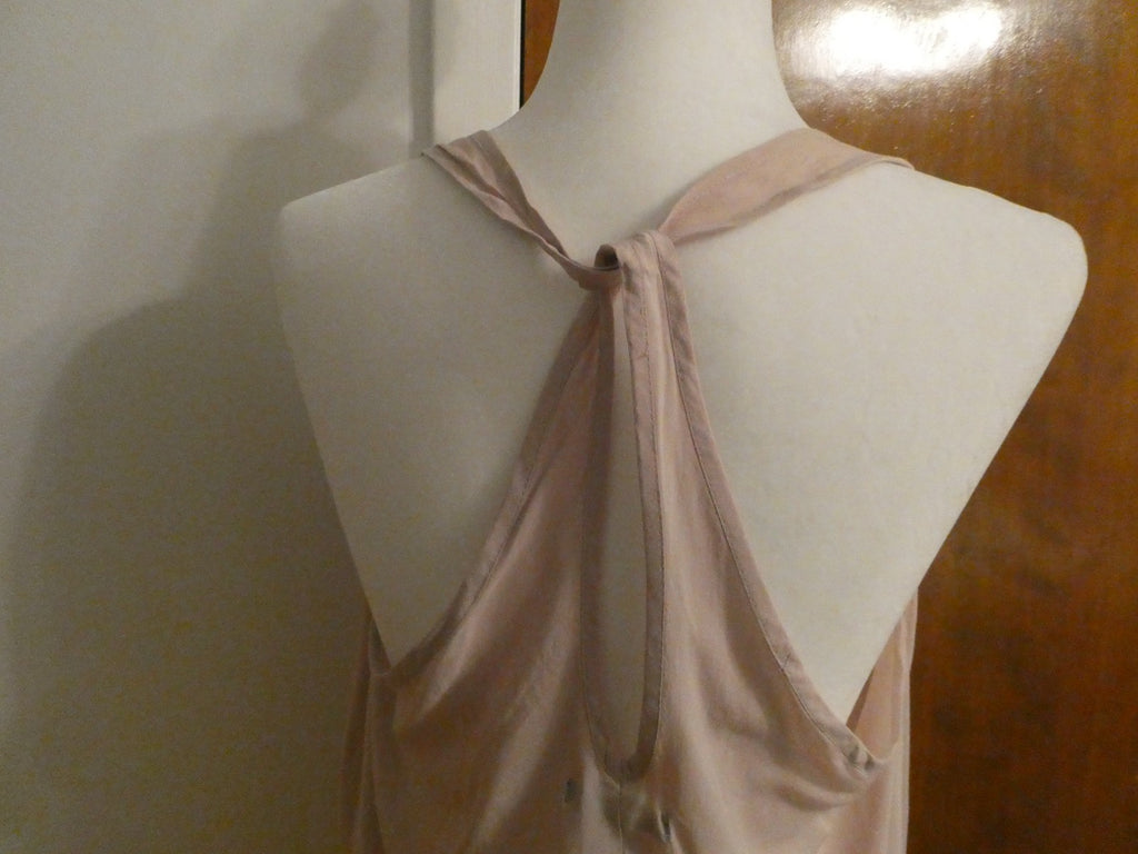 Gap women's dusty pink detailed 100% viscose top size Large