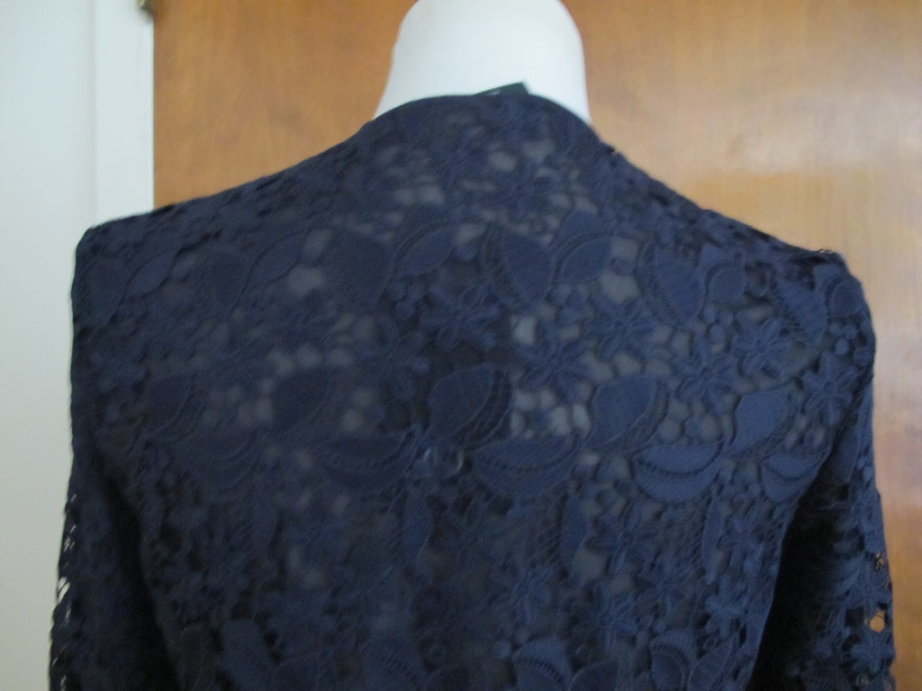 Ralph Lauren women's navy lined evening cardigan size 4new with tag