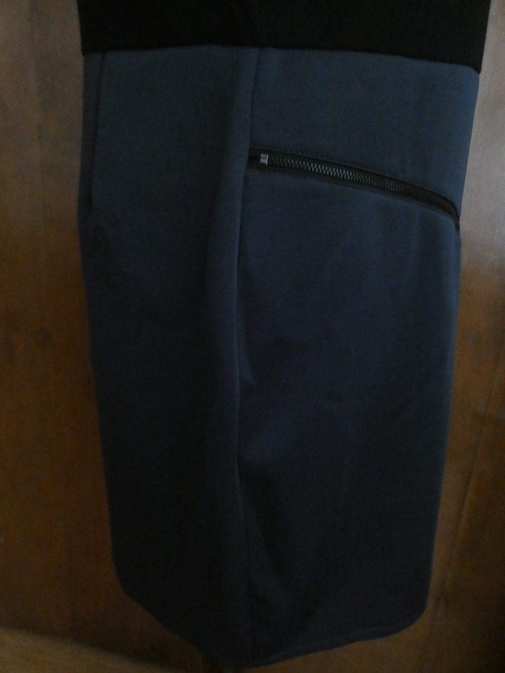 Rachel Roy women's stylish detailed black/navy dress size Xlarge (fits Large)