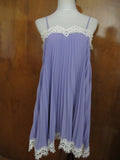 Anthropologie women’s purple A-line chemise medium 