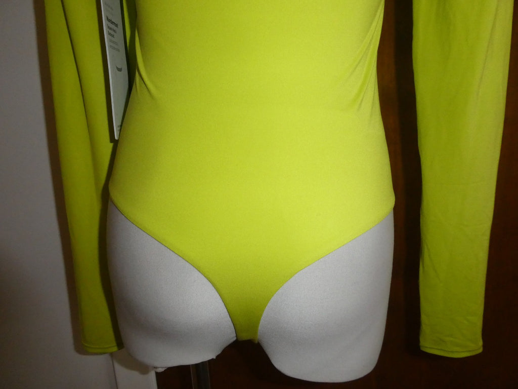 Lululemon Bodysuit Wundermost Nulu Long Sleeve Thong Lime XS, M, L, XL