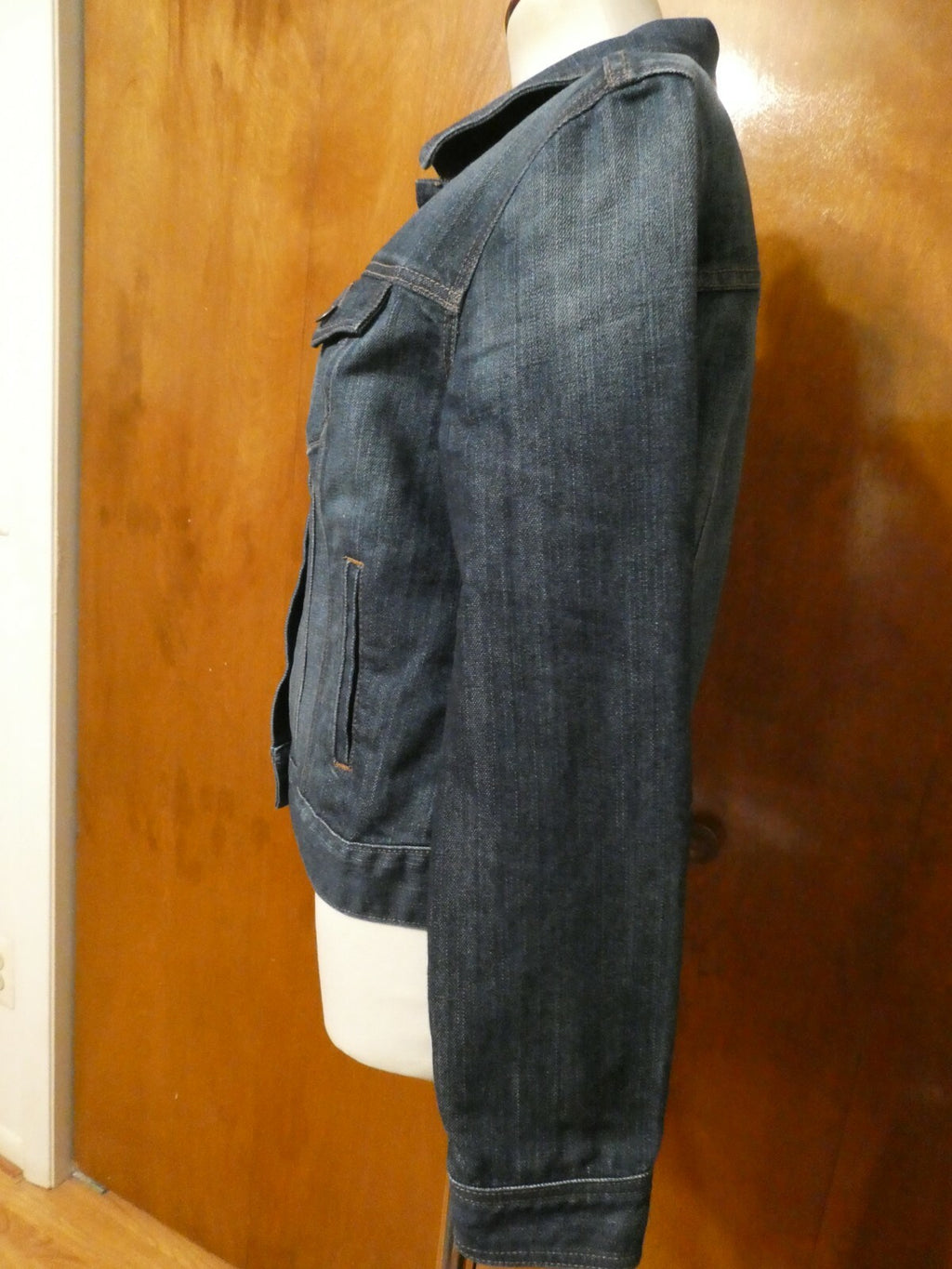Old Navy women's soft blue jean jacket Large