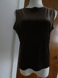 Sport women's brown velour top size Medium
