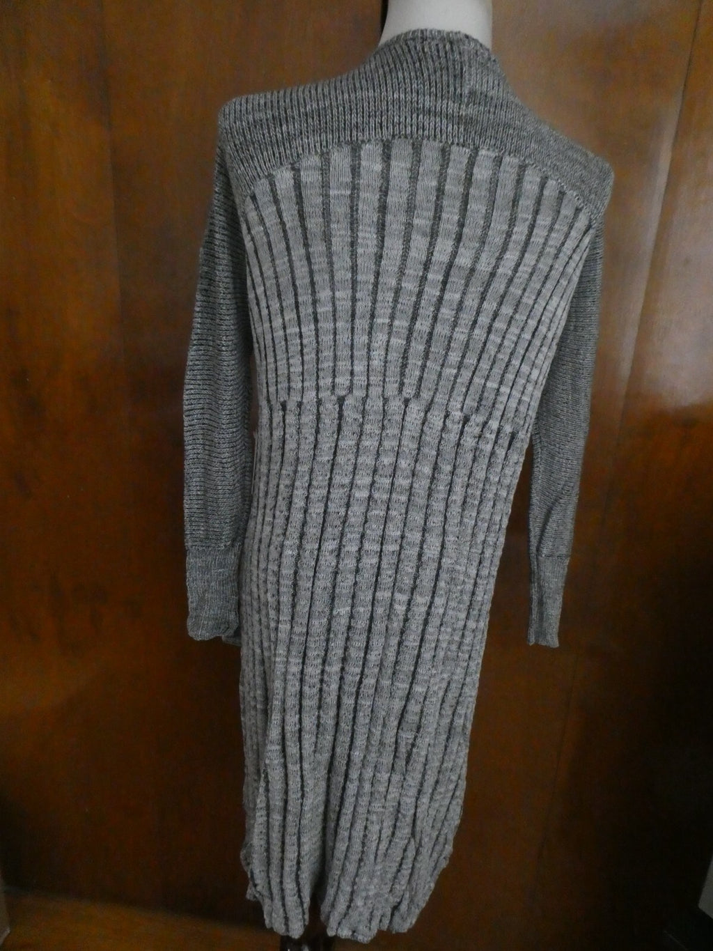 Free People Women's Gray Comb Long Cardigan Size Xsmall