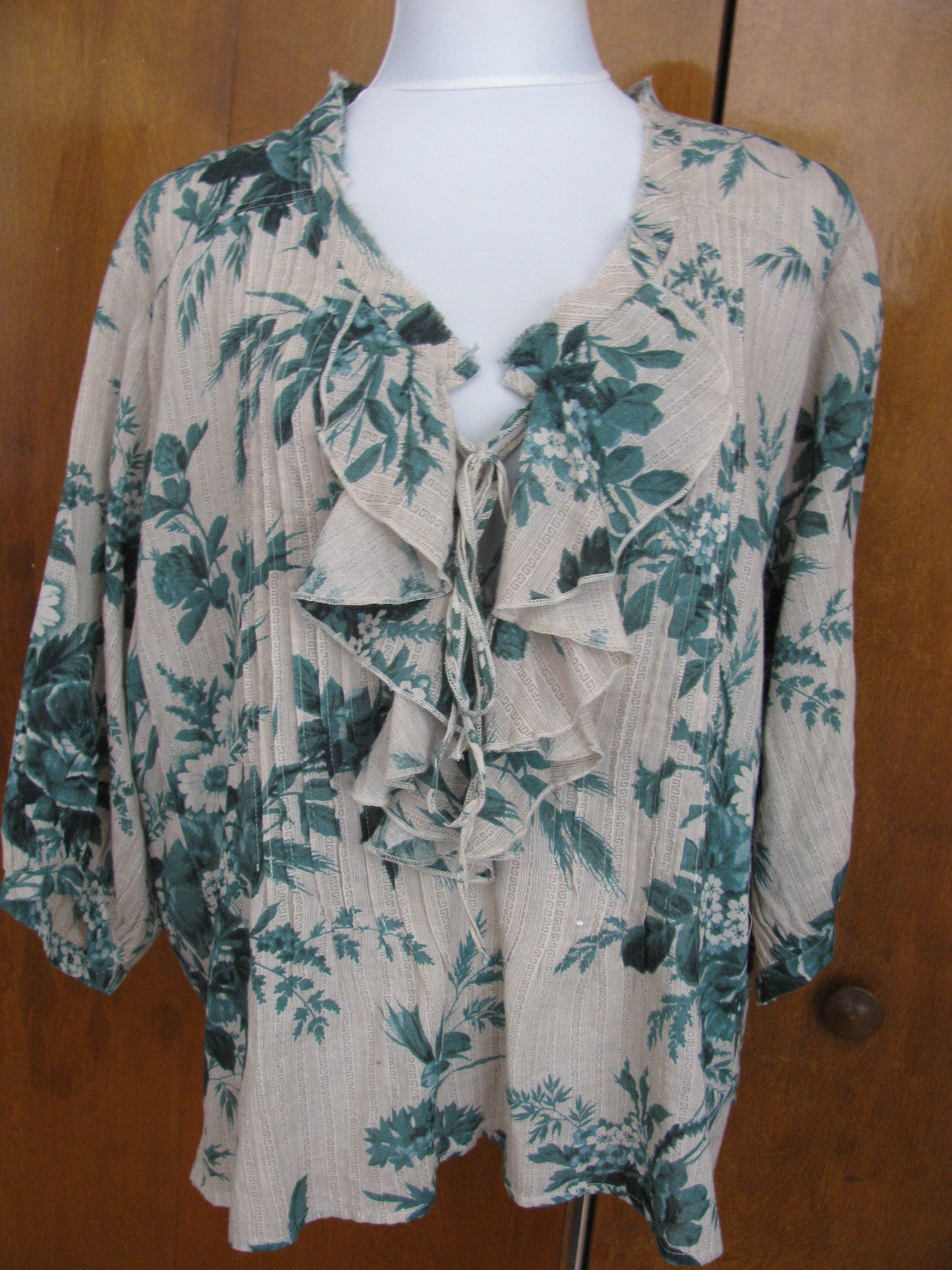 Denim & Supply women's gray green top 