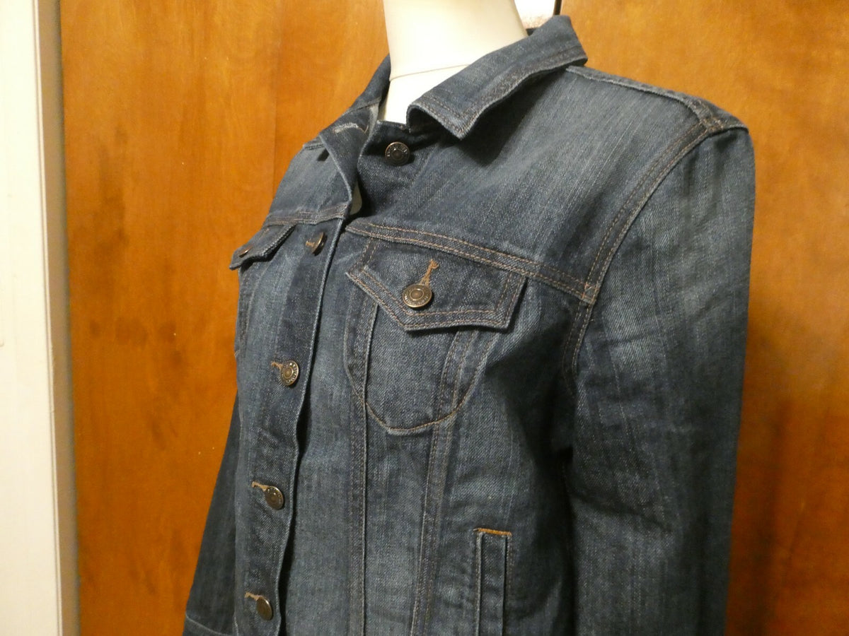 Old Navy women's soft blue jean jacket Large
