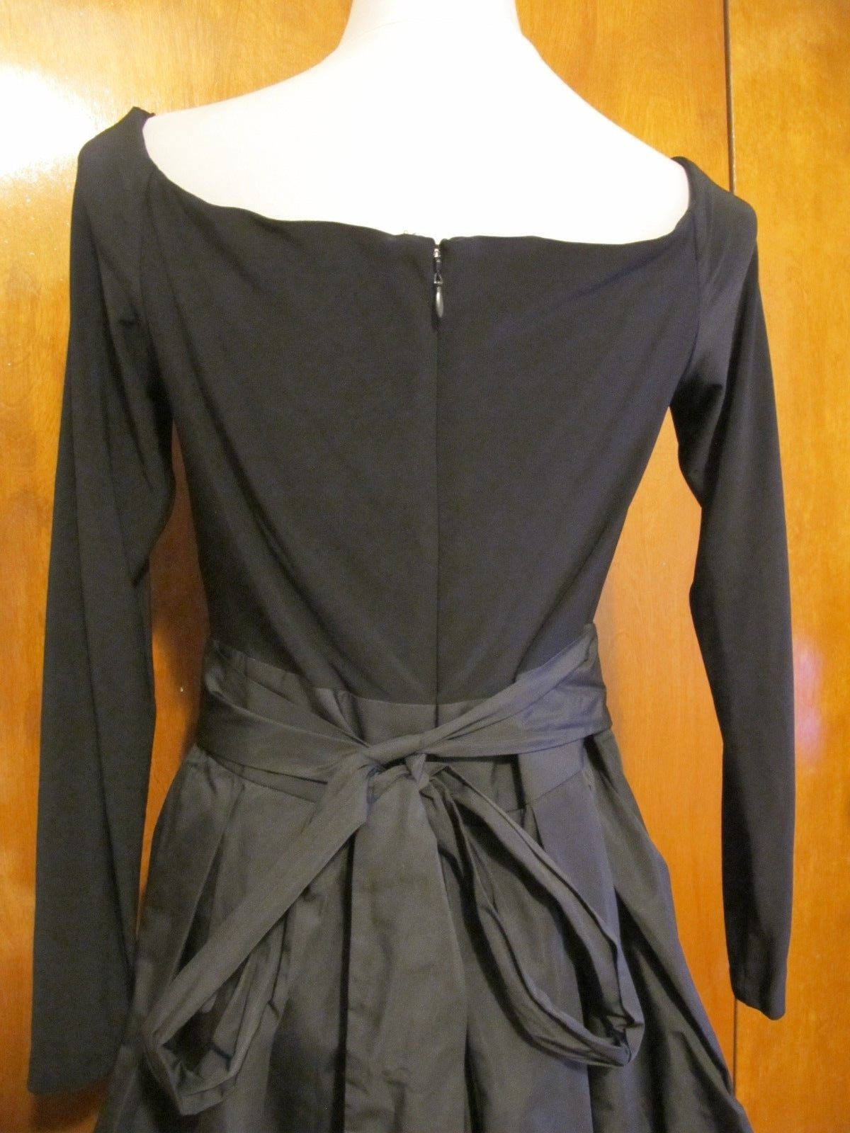 Lauren Ralph Lauren women’s black pleated skirt evening gorgeous dress 4 New