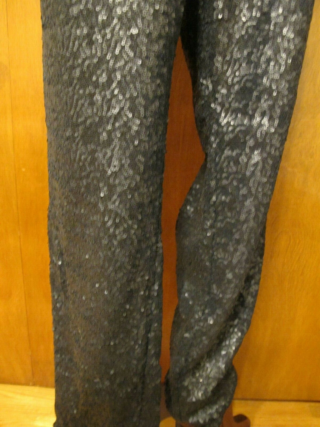 Free People Women's Black Evening Sequin Evening  Have Lined Pants Large