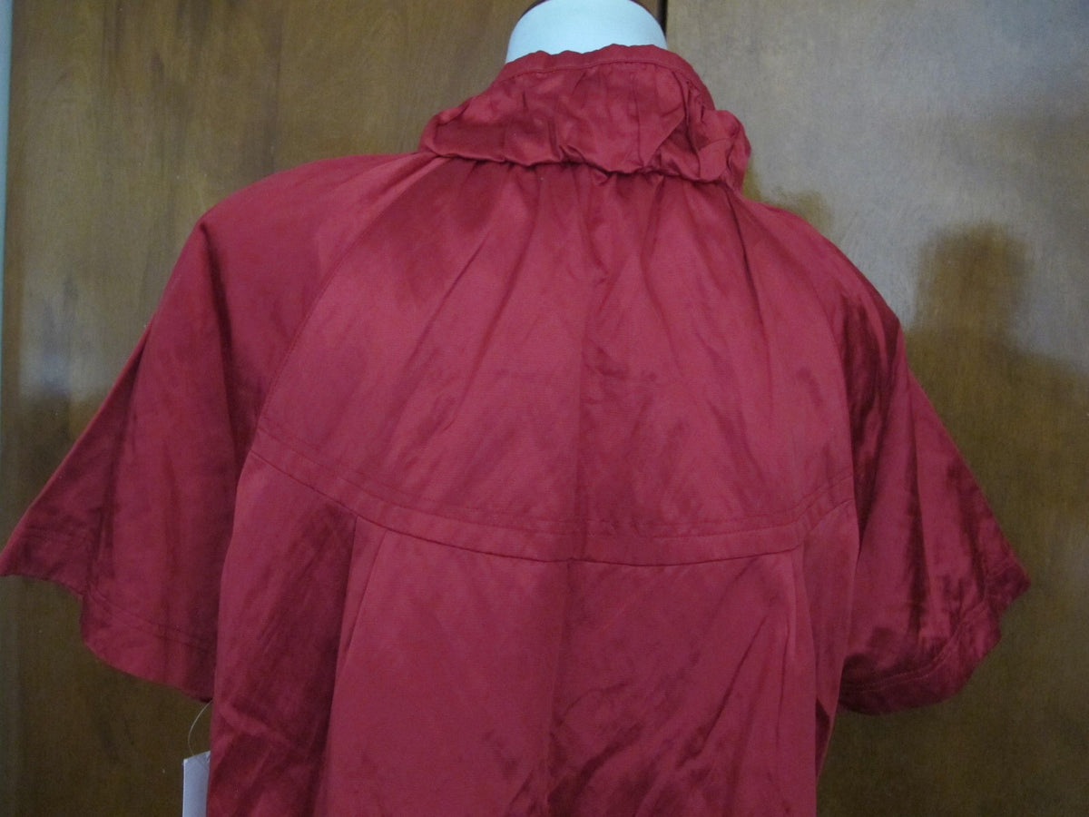 Sharagano Paris women's red lightweight lined jacket size Xlarge NWT