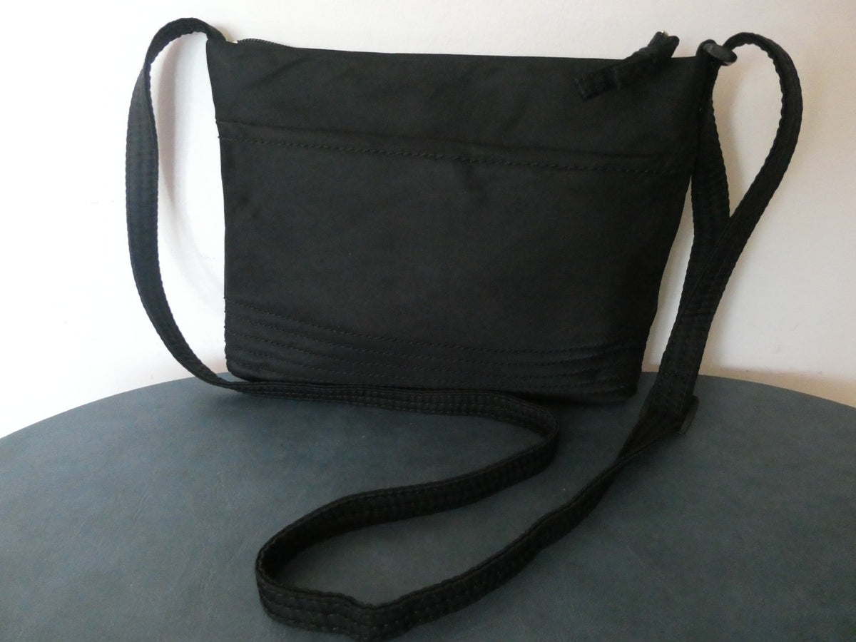 Kate Spade New York Black Nylon Crossbody Bag Zip Top Adjustable Strap