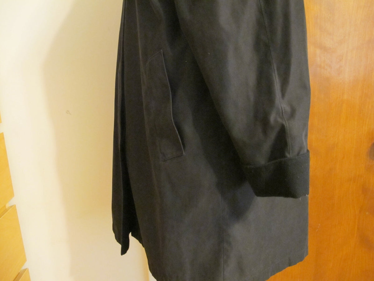 London Fog women's black A-line hooded jacket coat Small