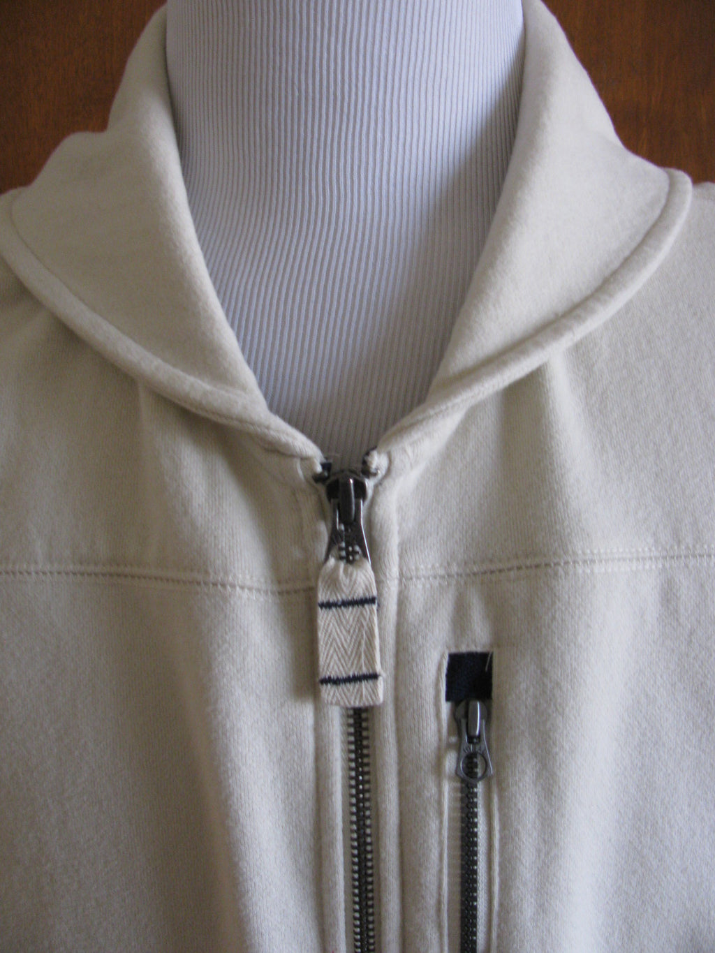 Nautica Jeans men's bone white seasonal cotton polyester color pullover XXL New 