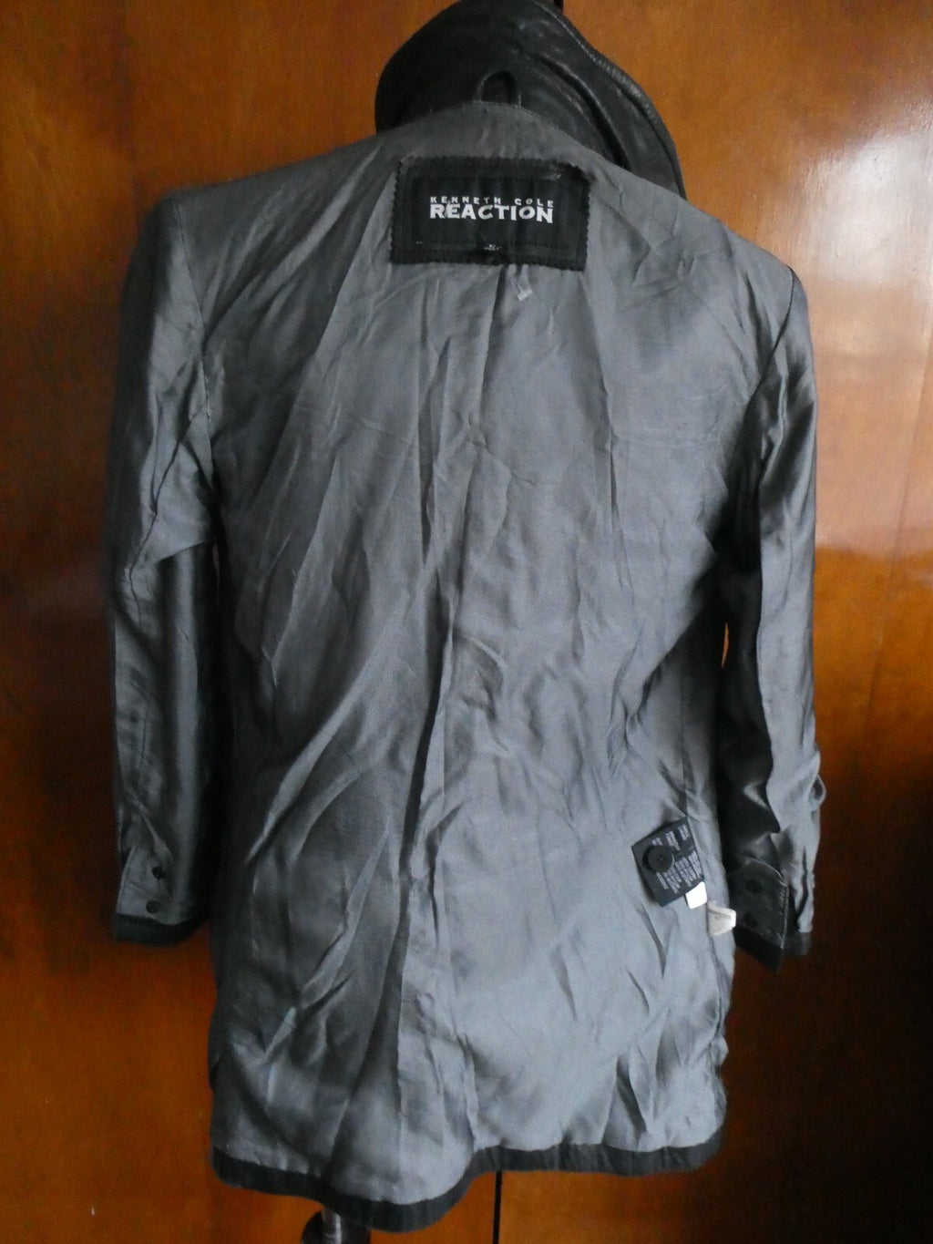 Kenneth Cole Reaction Women's Black Soft Leather Jacket/Coat P (XS)