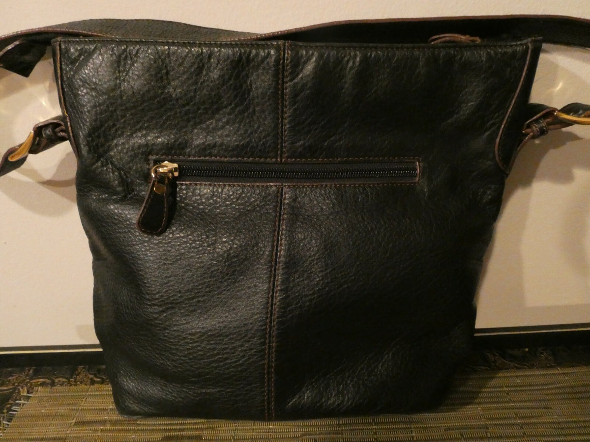 Etienne Aigner Women's Genuine Leather Hobo Handbag Purse