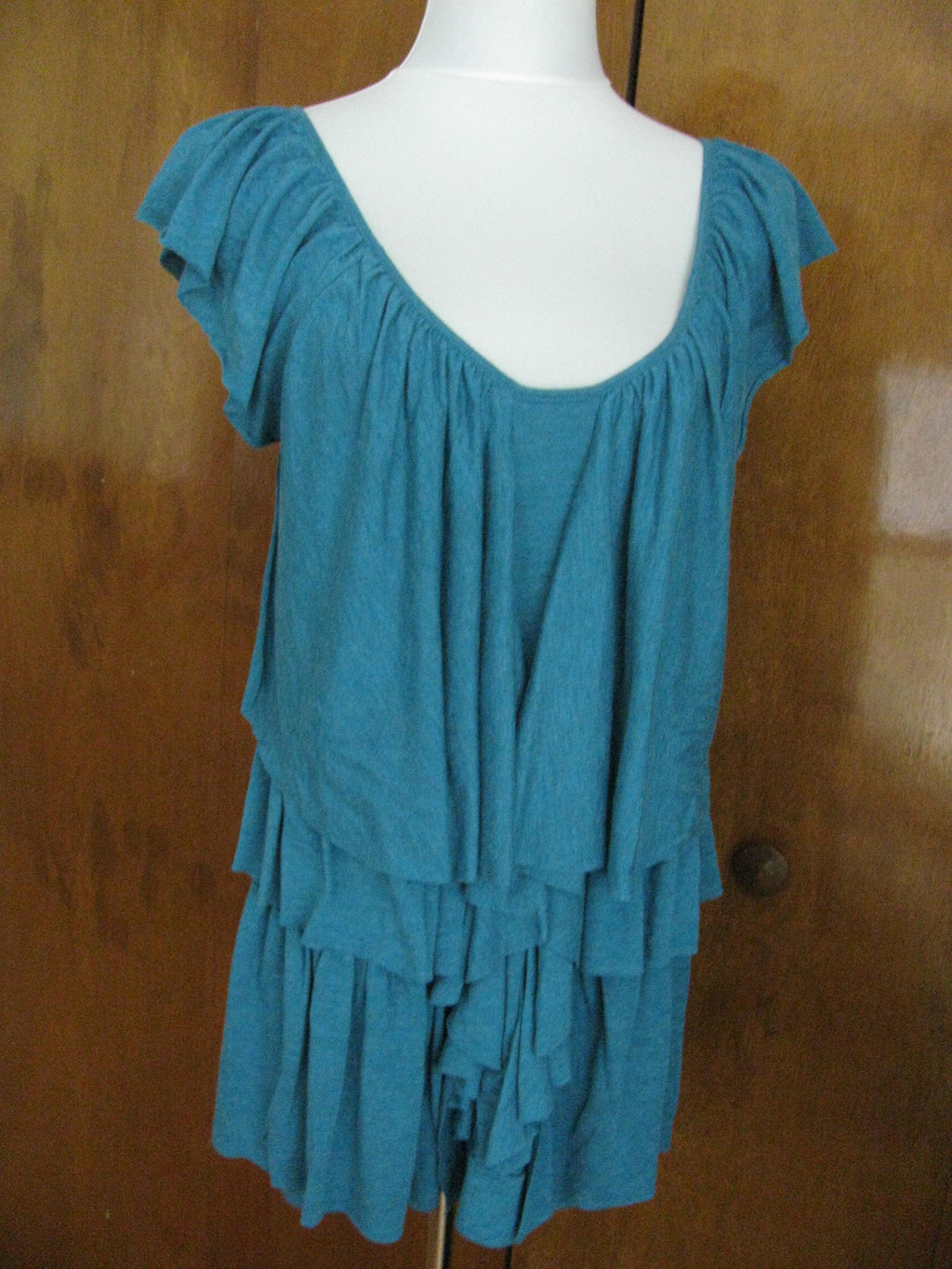 Buffalo David Britton women's green  tunic top XLarge  NWT fits Large