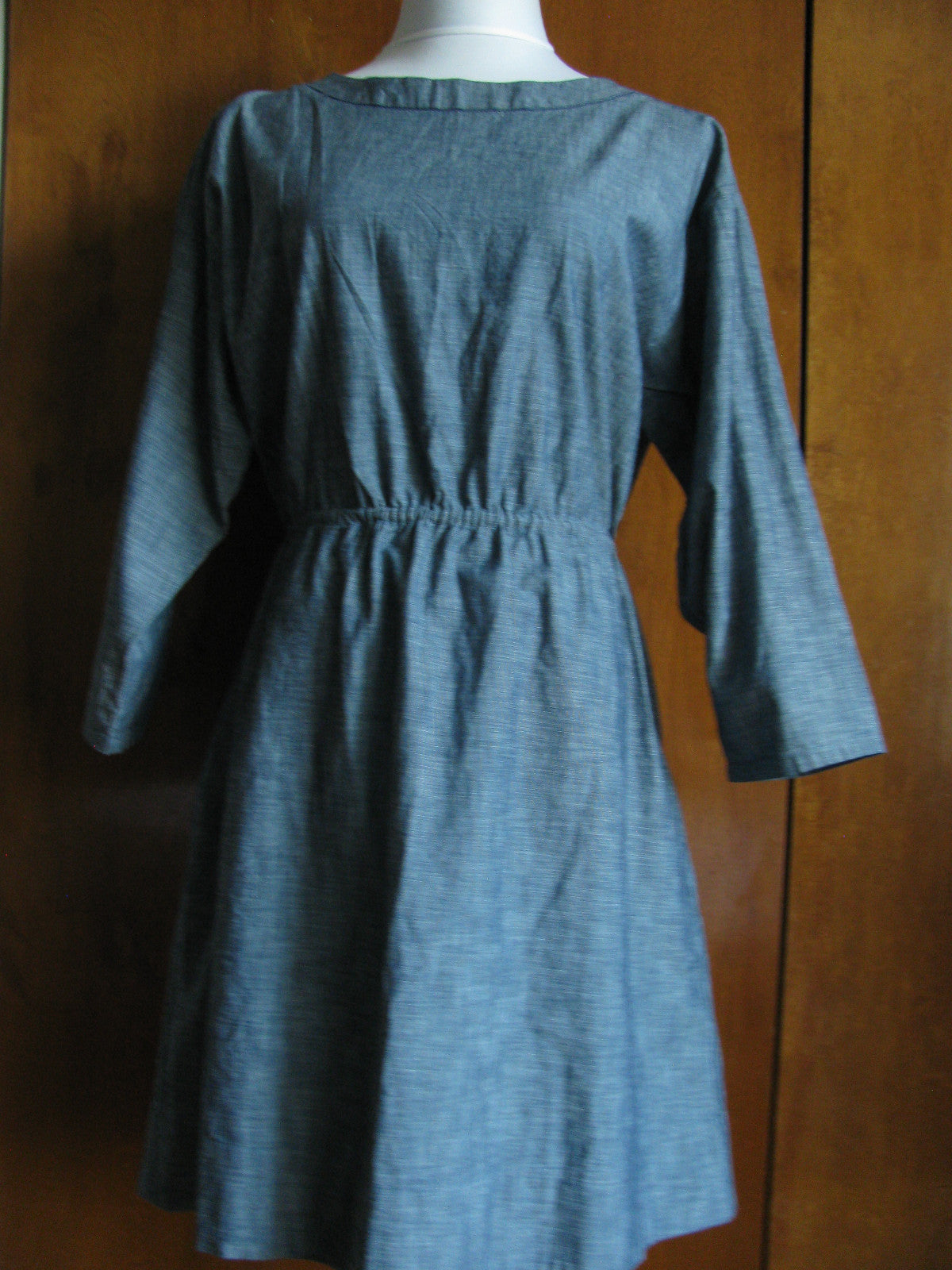 Gap women's gray cotton long sleeves dress New