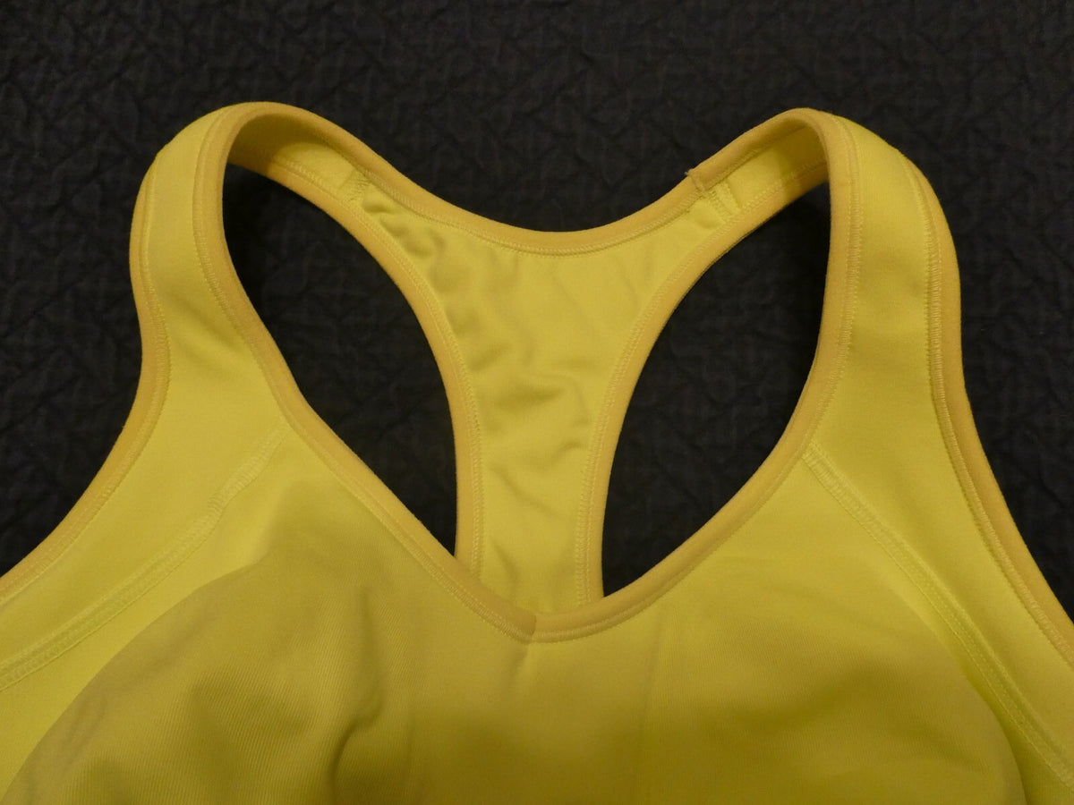 GapFit Women’s Performance High Impact Neon Sports Bra Size 38C