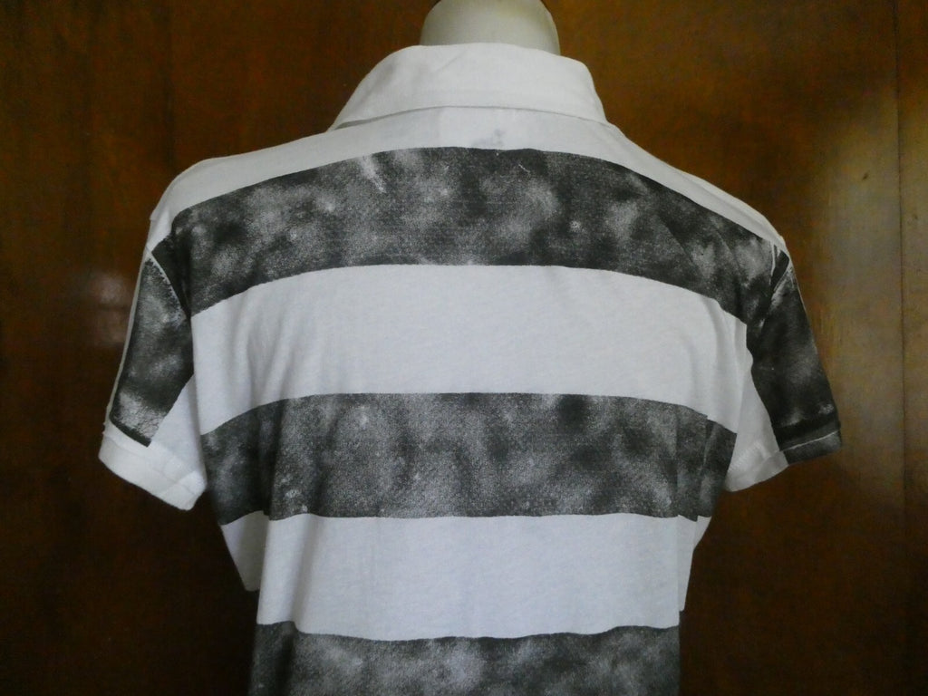 Link women’s short sleeves soft 100% cotton striped long top size large