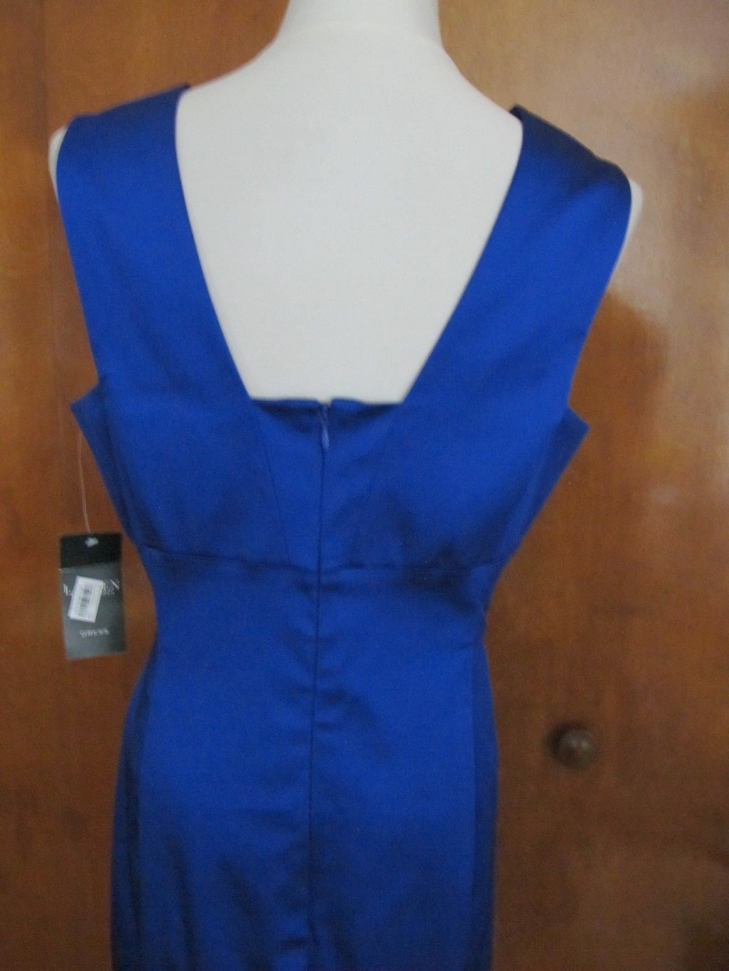 Ralph Lauren Women’s Blue Evening Dress Size 14 NWT 