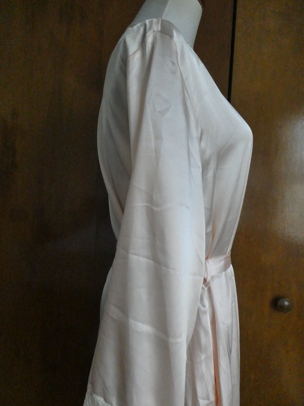 Jones New York women's peaslk wrap bath robe spa size L/XL fits size large $58