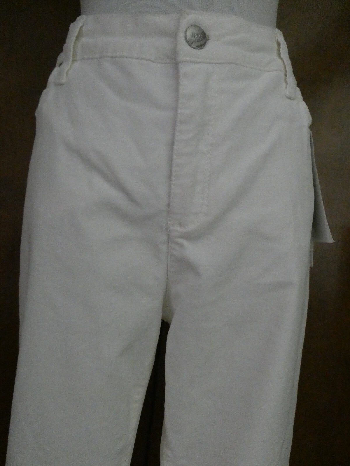 Lauren Ralph Lauren Women’s Winter Cream Slim Straight Leg Mid-Rise Pants 14