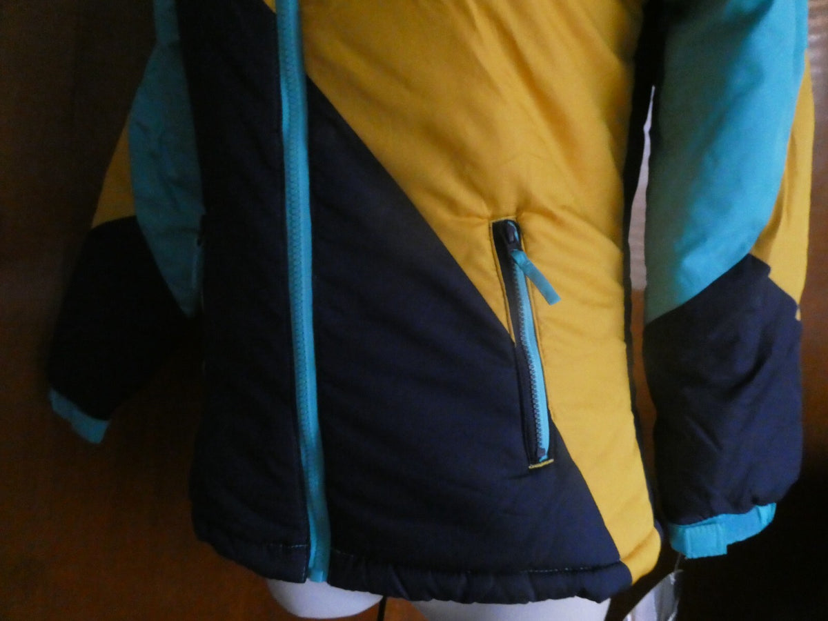Mint Girl Winter Coat with Removable Hood Multicolor Girls Size Large (12-14)