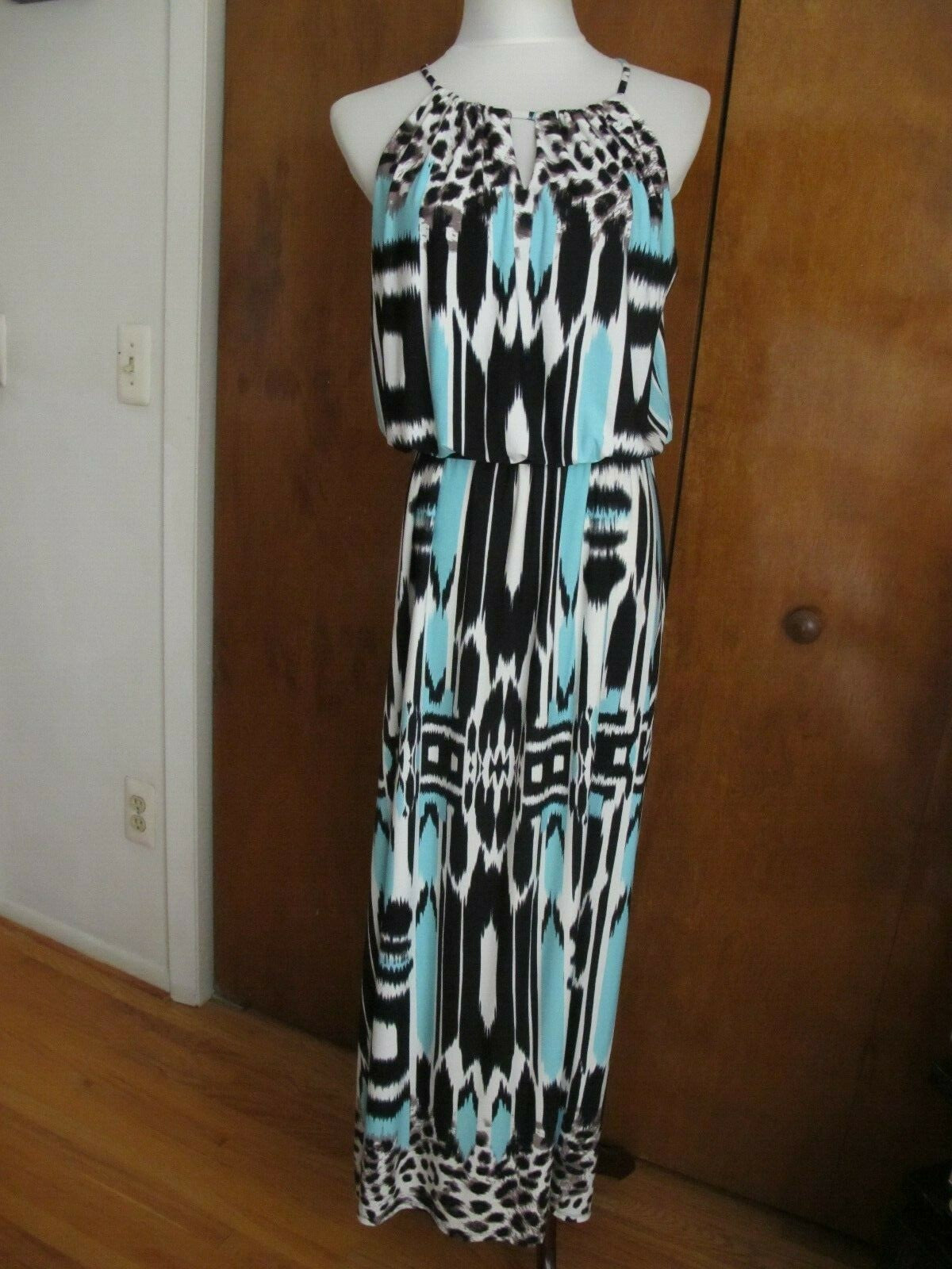 Roz Ali Women's Multicolor Maxi Detailed Dress Size 12 