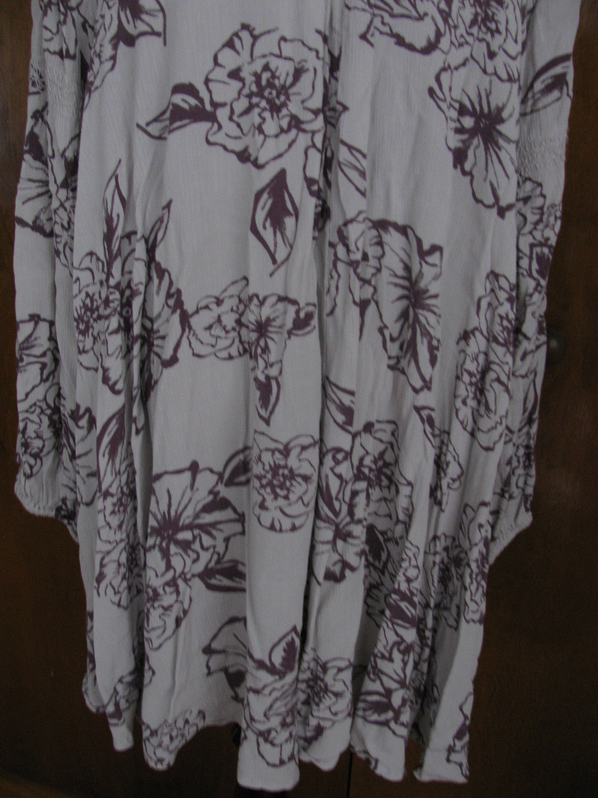 Free People women's cloud combo tunic top rayon size Large 