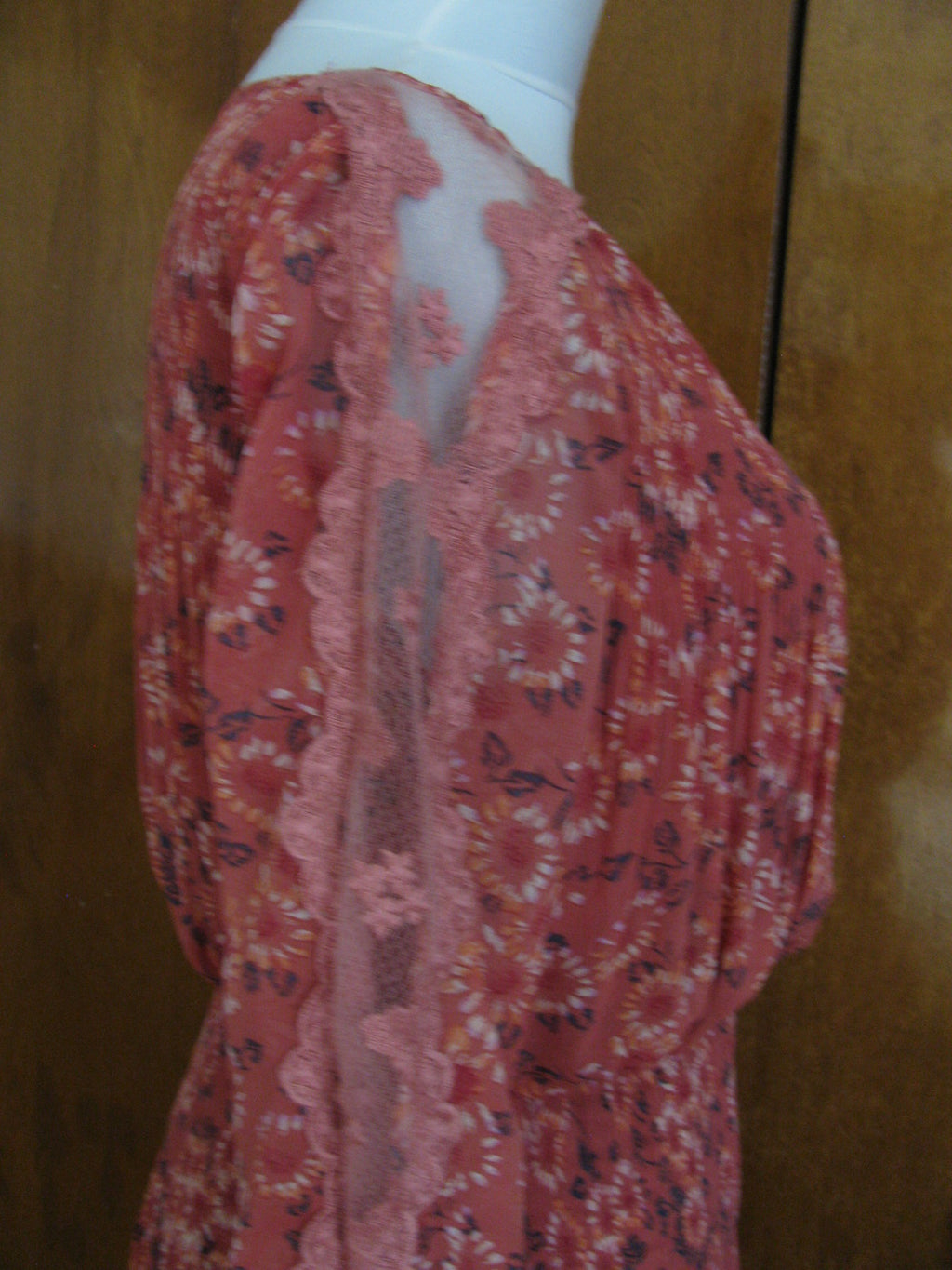 Free People women’s rose glow combo dress XSmall 