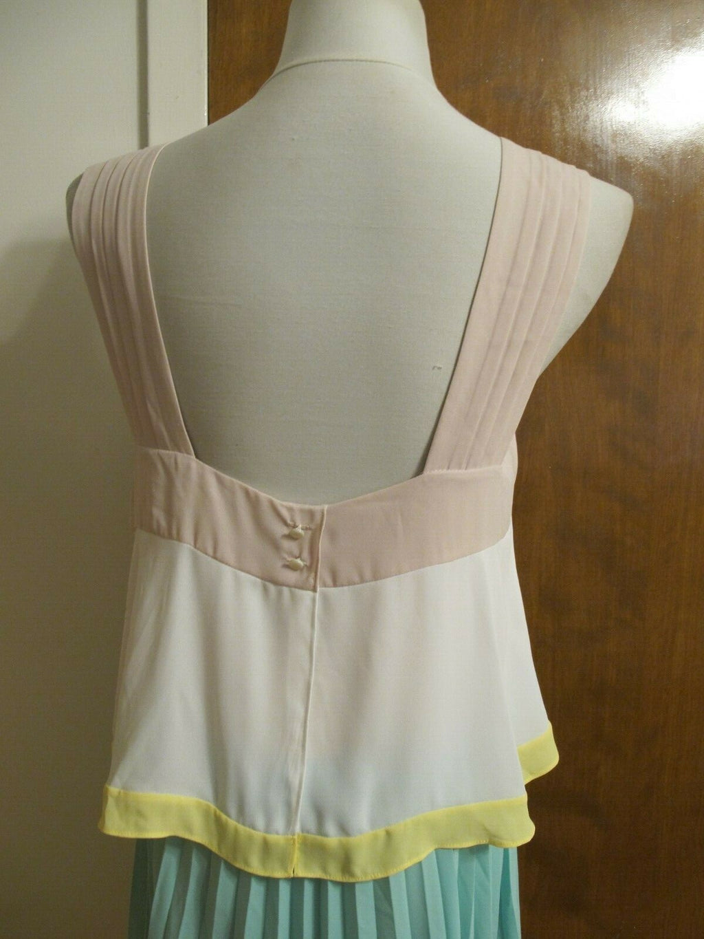  Anthropologie Maeve women’s multi color lined evening dress size 12