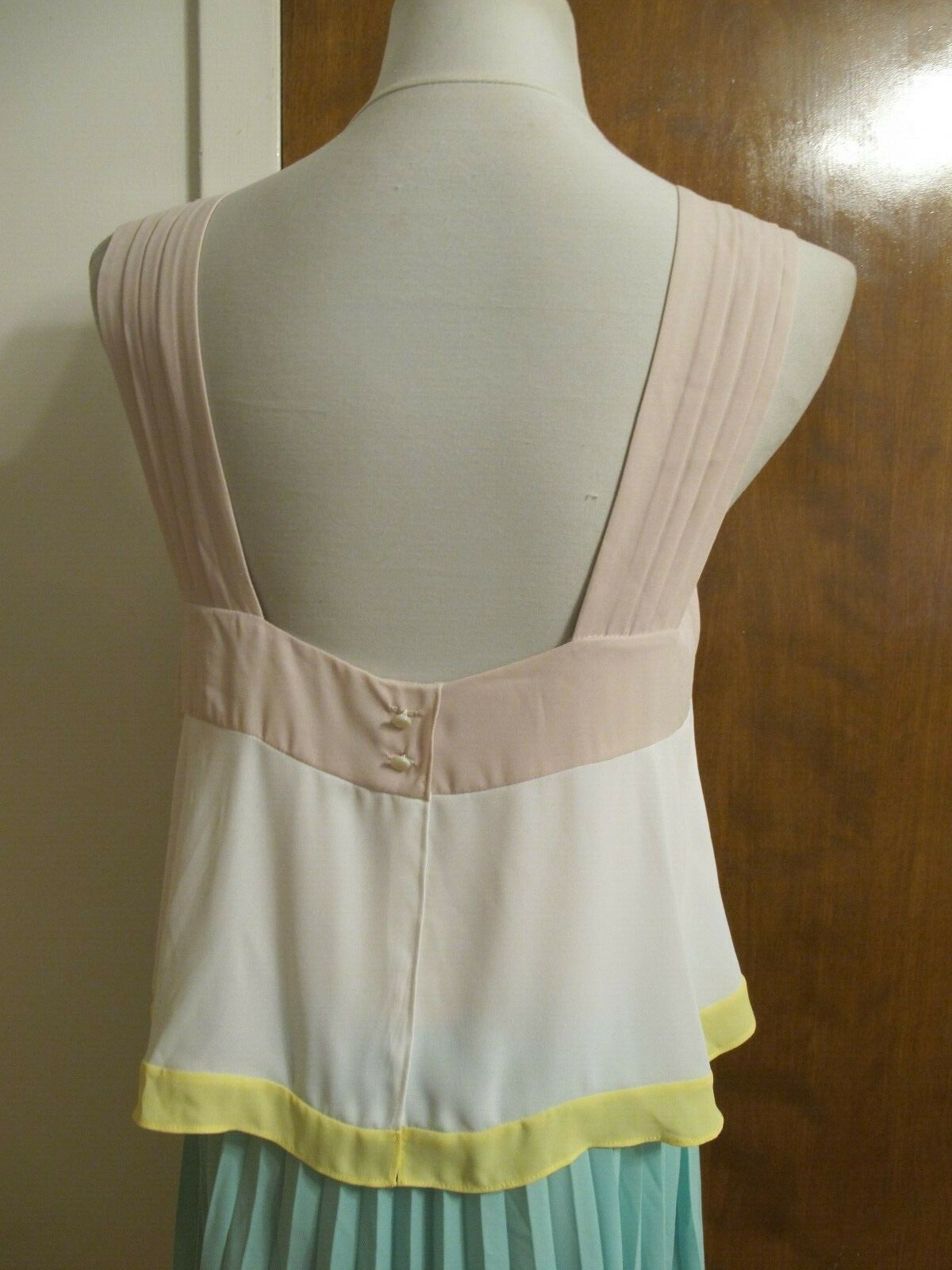  Anthropologie Maeve women’s multi color lined evening dress size 12