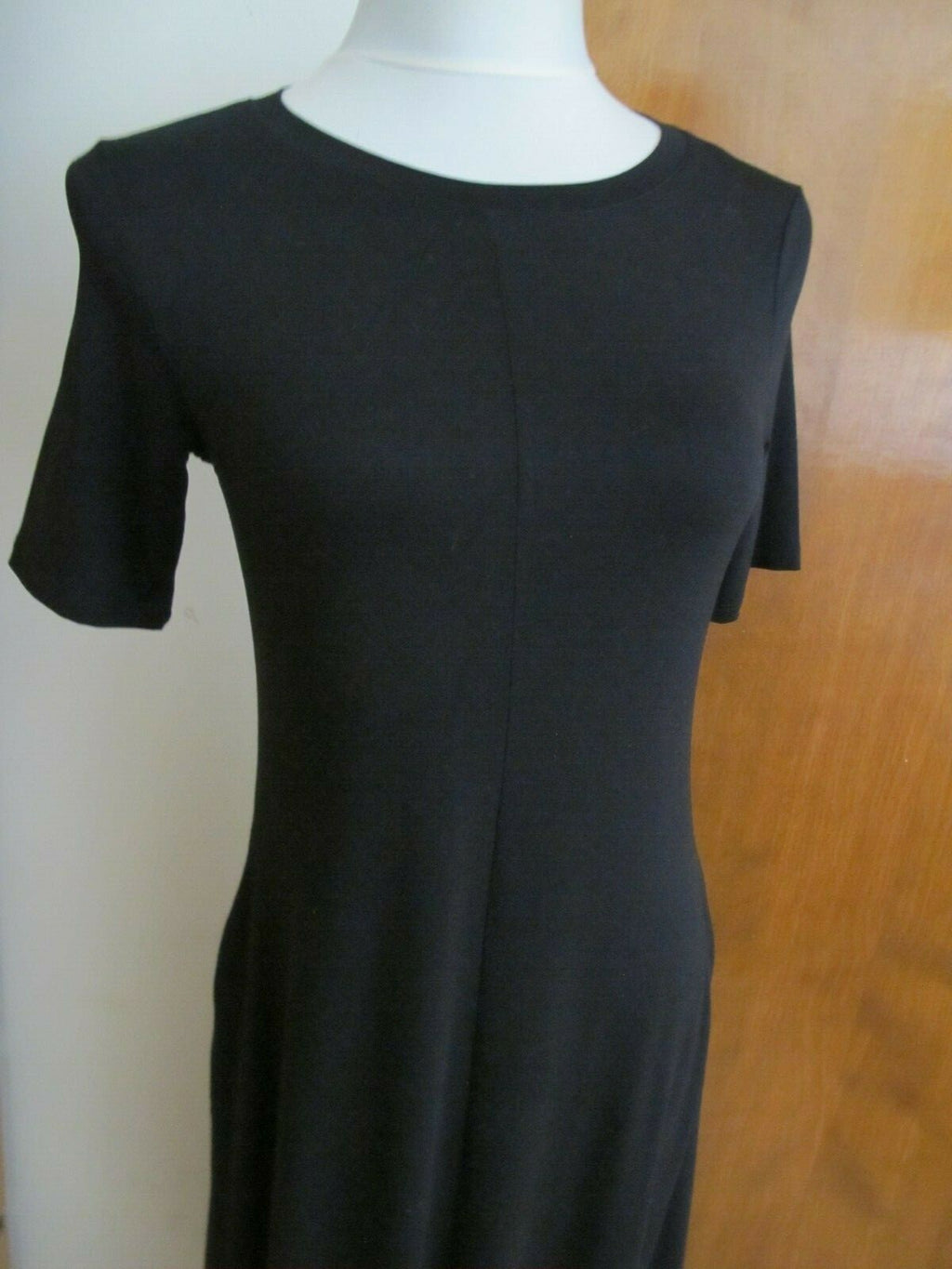 Eileen Fisher women's black A-line dress size PP/PTP