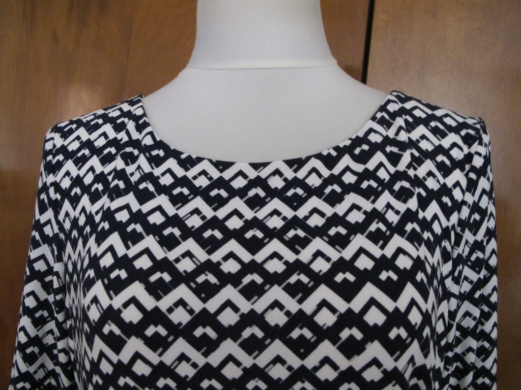 Ralph Lauren women's navy white detailed evening new dress Size 16