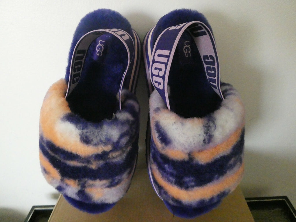 UGG Disco Marble Slide Slippers Platform Sheepskin Upper US 6,US 8 Style 1122032