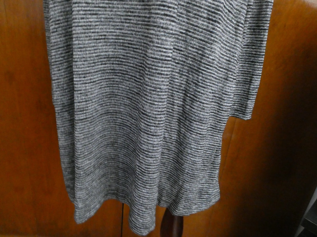 Gap Women's A-Line Black/Gray Long Sleeves Dress Size XLarge