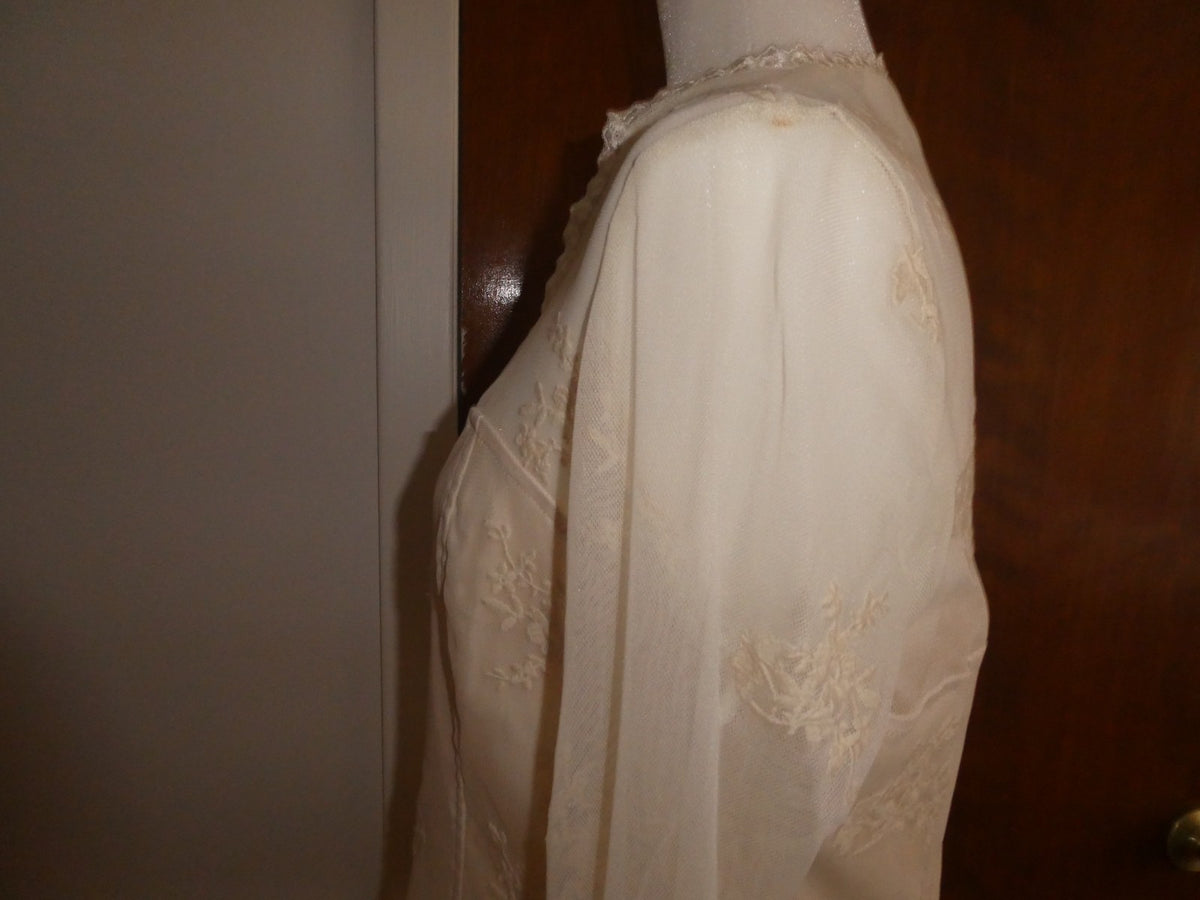 Women's tea stain embroidered lined evening top PL from Macys