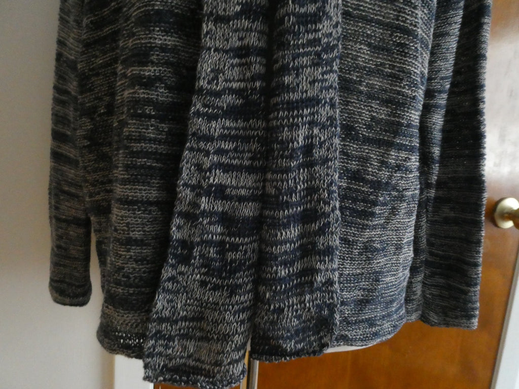 Eileen Fisher Women's Multicolor 100% Lin Organique Open Front Cardigan Medium