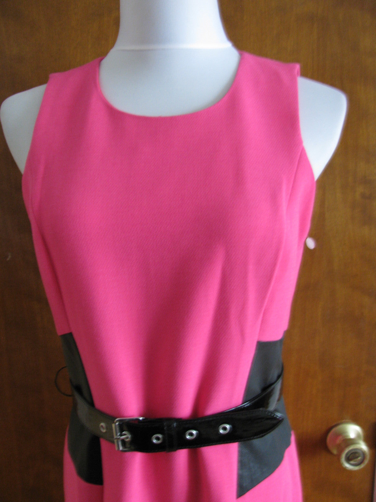 Michael Kors Women’s Neon Pink Black Dress 10