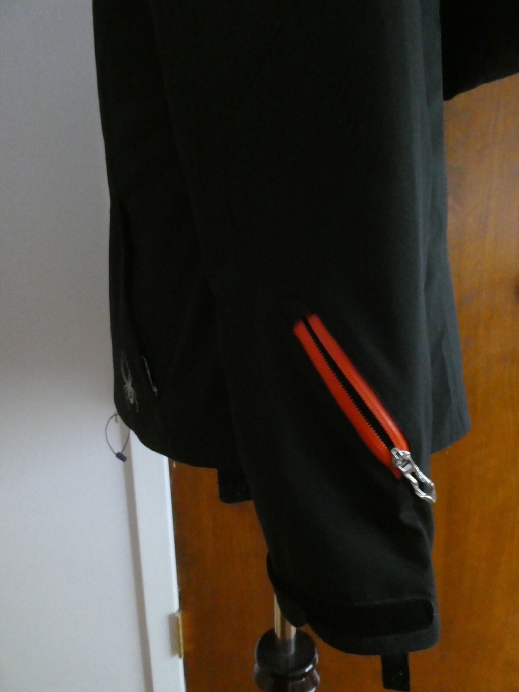 Women’s Spyder 3M Thinsulate Black Hooded Ski Snow Jacket Size 10