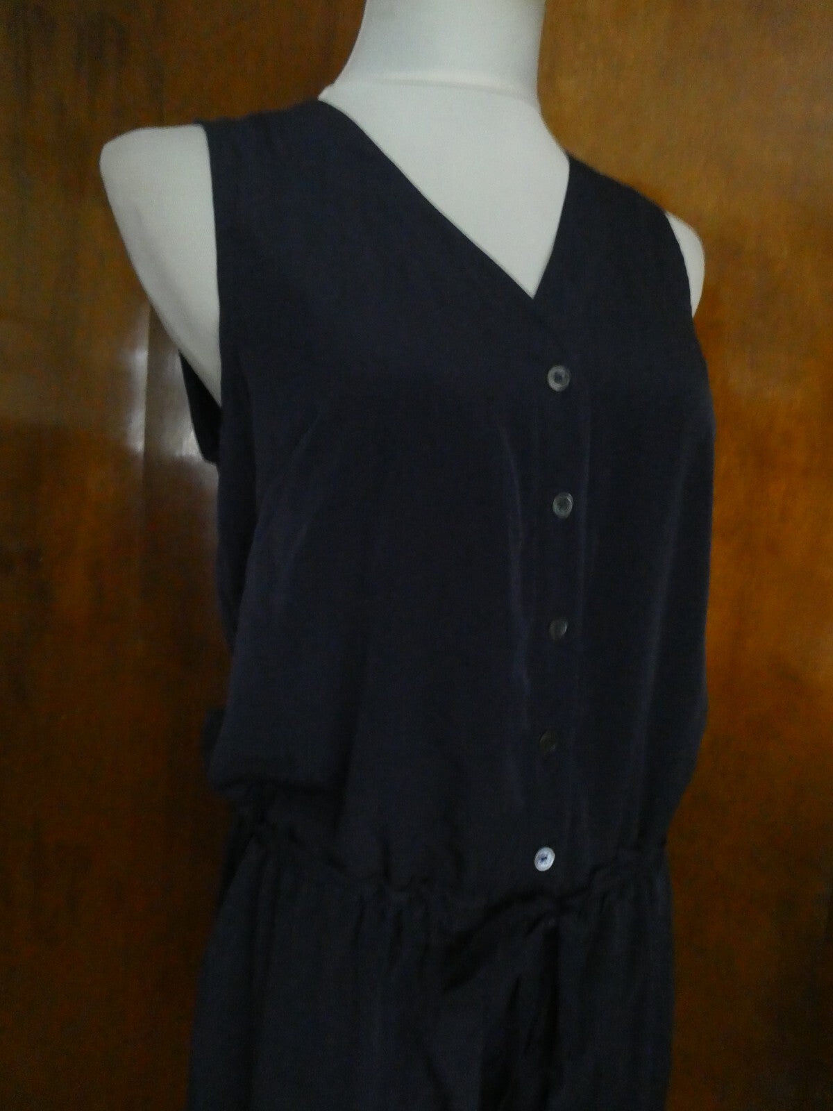 A|X Armani Exchange Women’s Navy Tie Romper Jumpsuit Size 6, 12, 14