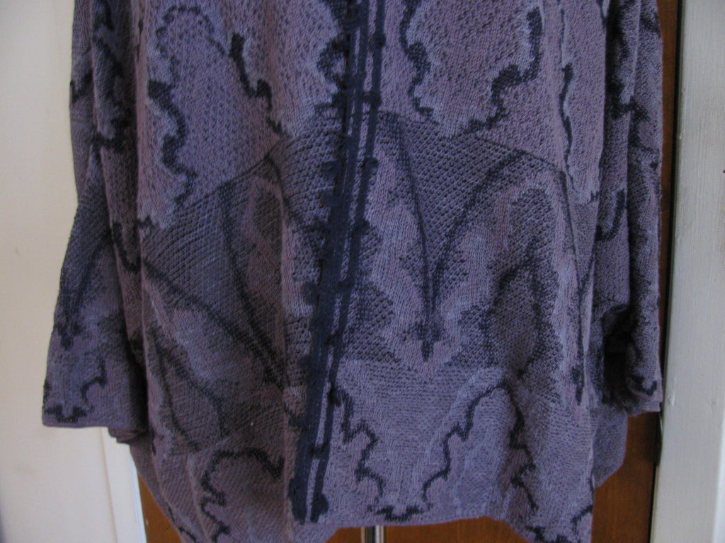 Free People women’s midnight open front flowing sleeves cardigan Medium New