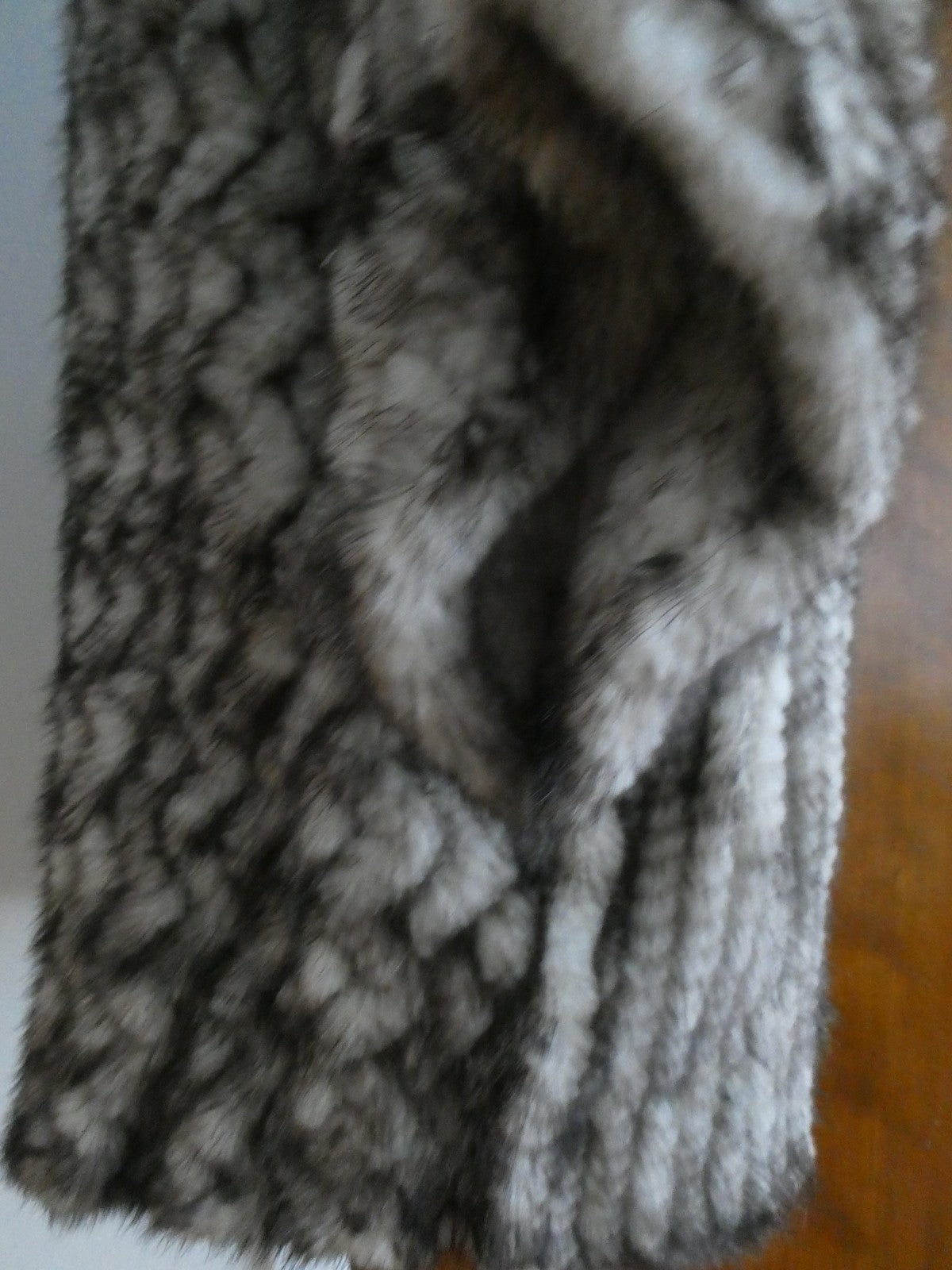 Kalinkin Hill Genuine Mink Fur Women Russia Luxury Short Sleeve Coat Gray Silver