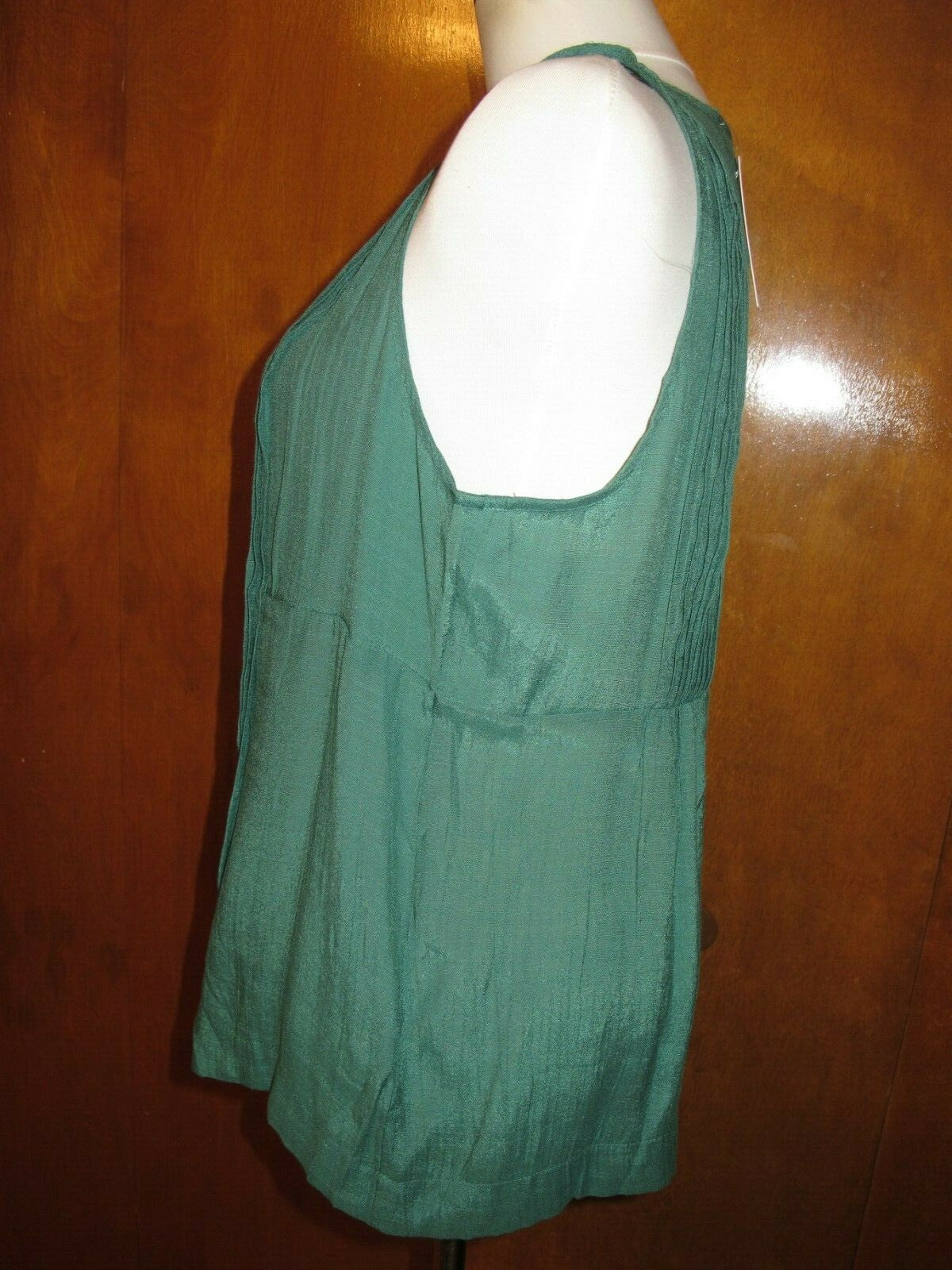 Anthropologie Maeve  Women's Green Rayon Top Medium