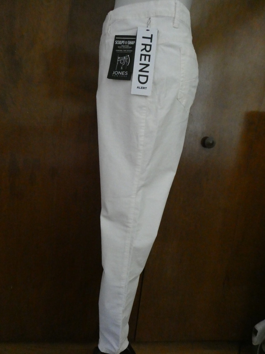 Lauren Ralph Lauren Women’s Winter Cream Slim Straight Leg Mid-Rise Pants 14