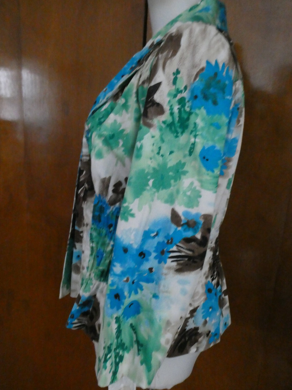 Allison Taylor women’s multicolor 3 buttons detailed blazer jacket size Large